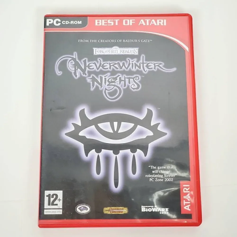 Neverwinter Nights, Forgotten Relms, PC CD-ROM Video Game